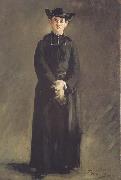 Edouard Manet Portrait de l'abbe Hurel (mk40) oil painting artist